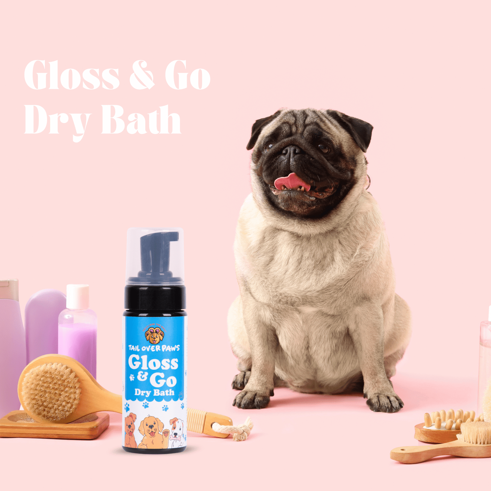 Gloss & Glow Pet Dry Bath Spray - Image 2