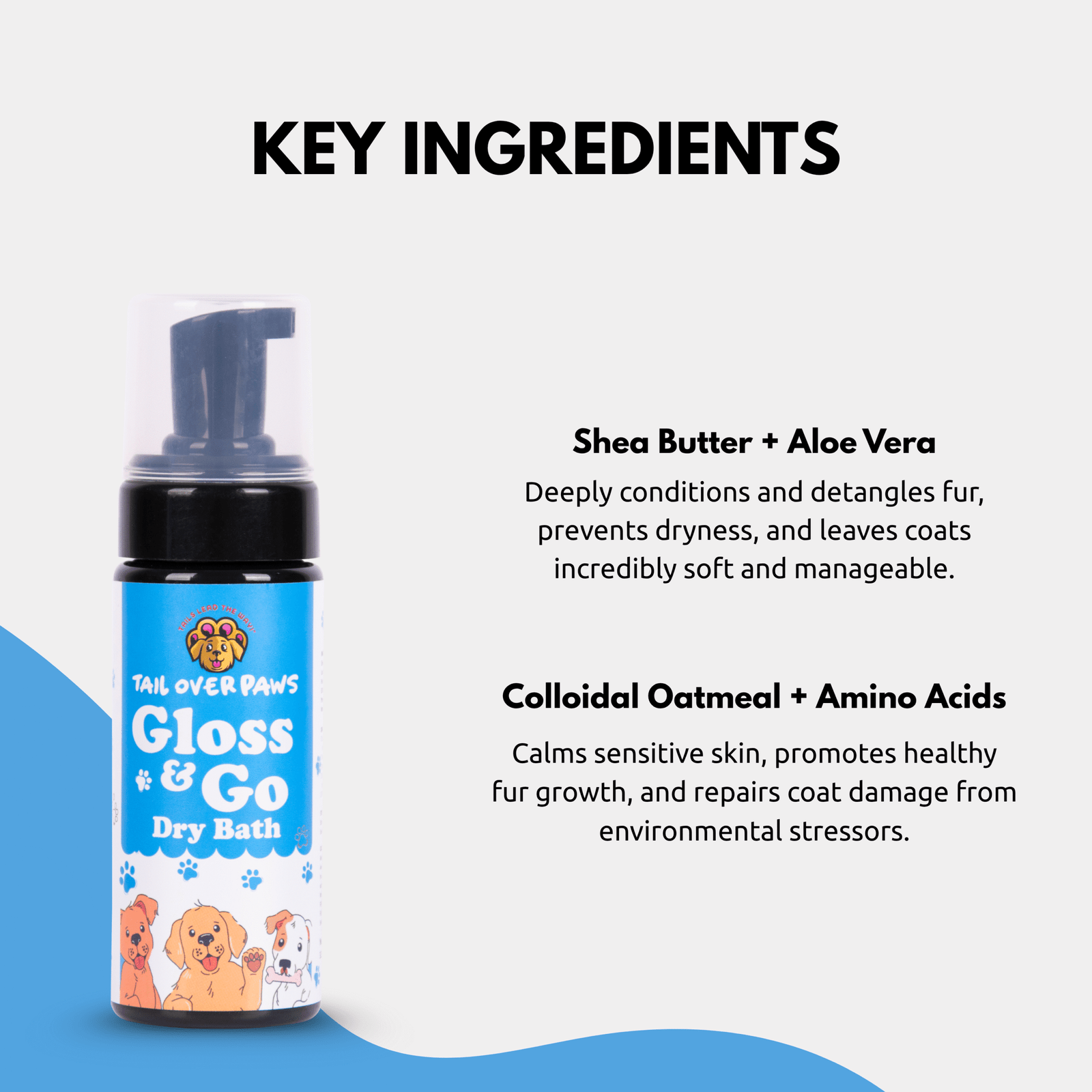 Gloss & Glow Pet Dry Bath Spray - Image 3